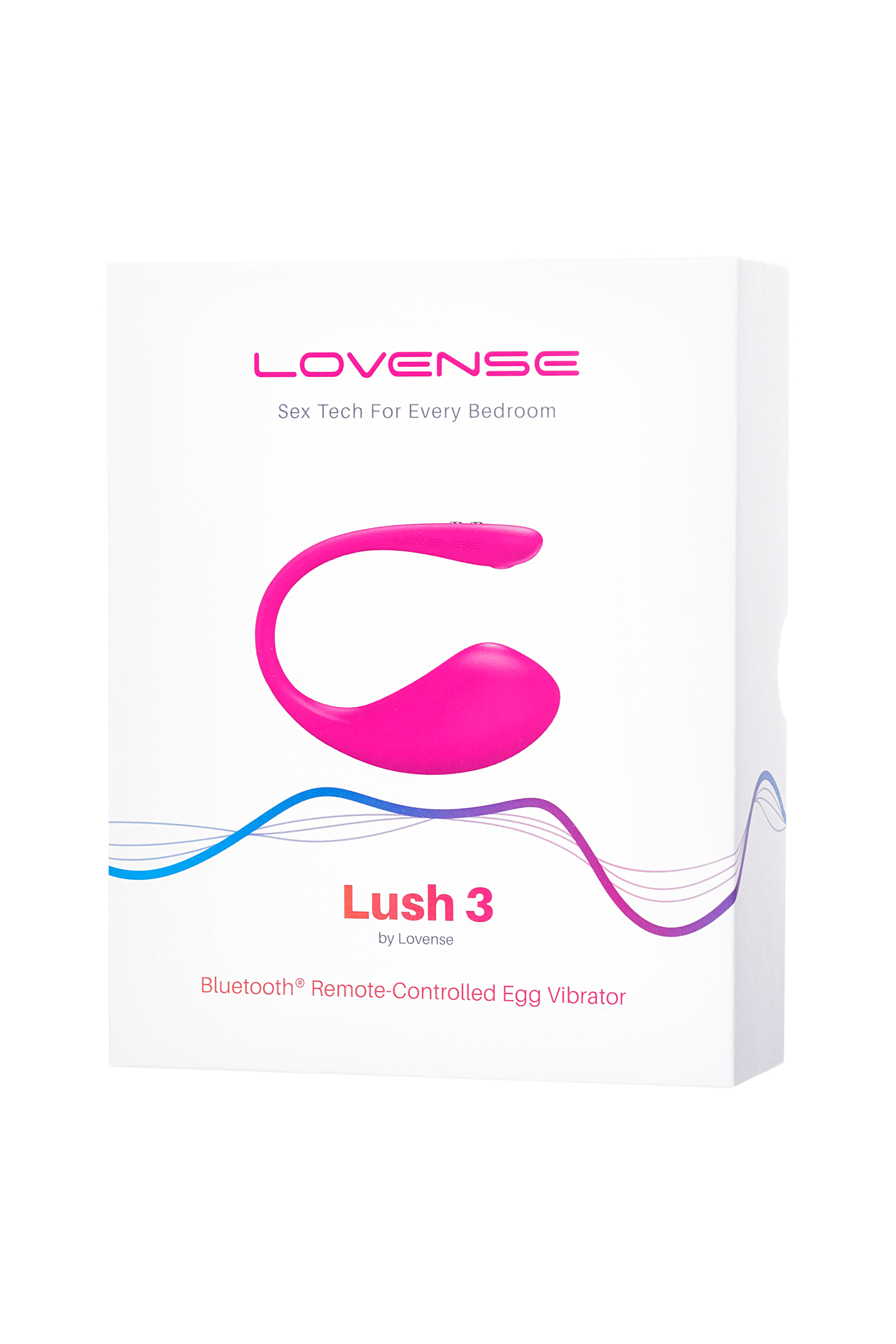 Виброяйцо LOVENSE Lush 3, силикон, розовый, 18 см. Фото N8