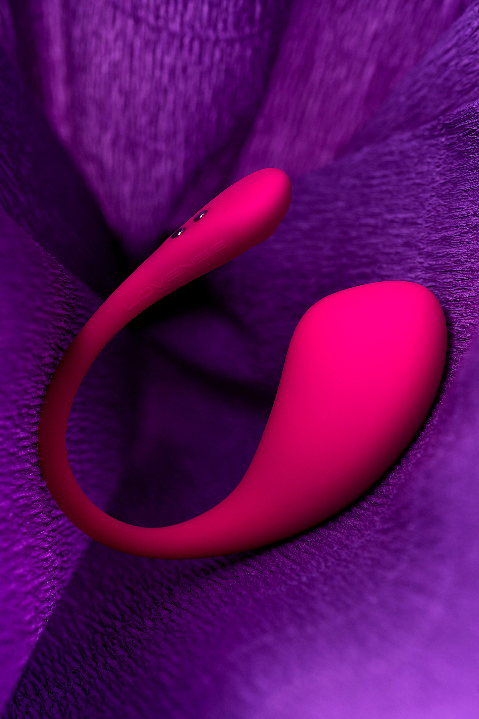 Виброяйцо LOVENSE Lush 3, силикон, розовый, 18 см. Фото N16