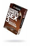 Презервативы Domino, sweet sex, латекс, шоколад, 18 см, 5,2 см, 3 шт. фото 1