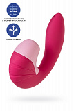 Вибратор Satisfyer Supernova, с вакуум-волновым стимулятором, силикон, красный, 16,9 см